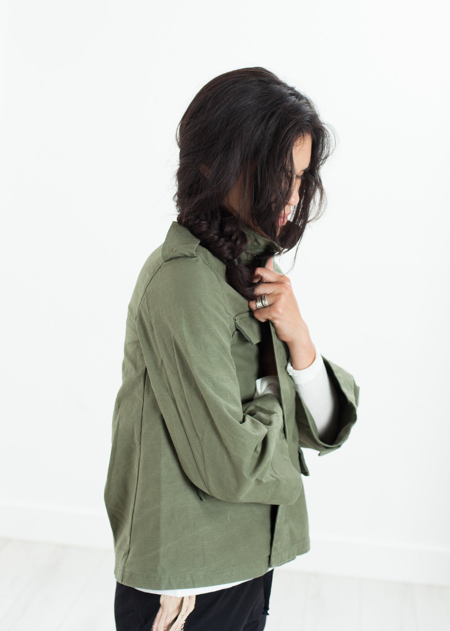 Big Army Jacket in Olive test