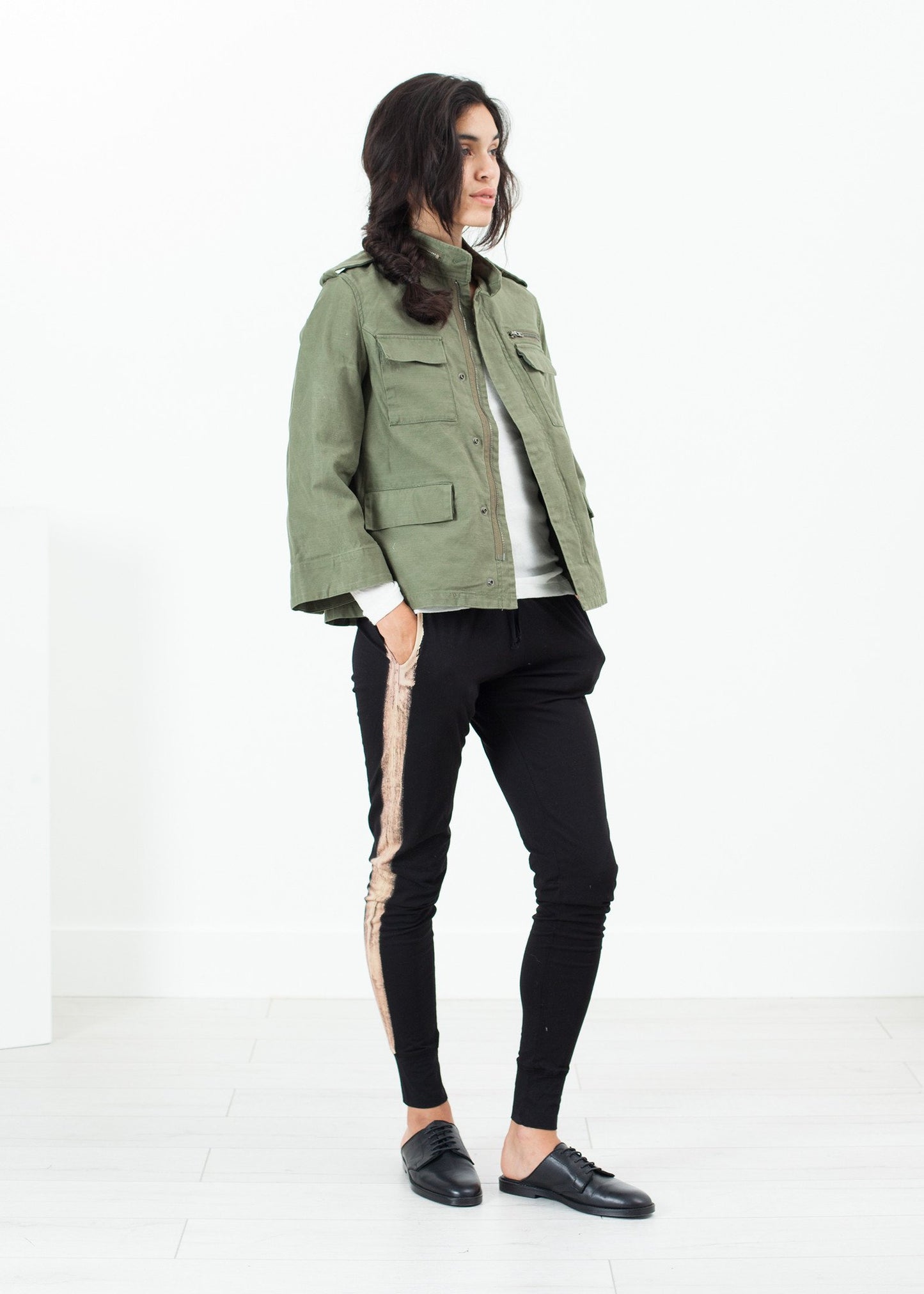 Big Army Jacket in Olive test