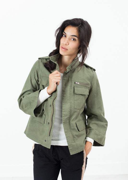 Big Army Jacket in Olive test